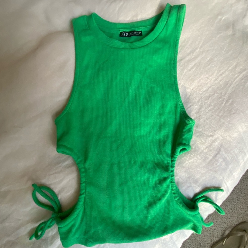 Zara Green Tank
